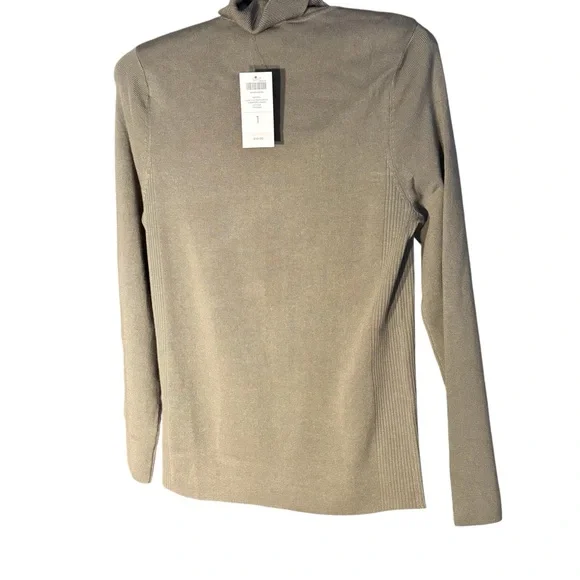 NEW CHICO’s Olive Turtleneck Sweater for Women M - Picture 3 of 8